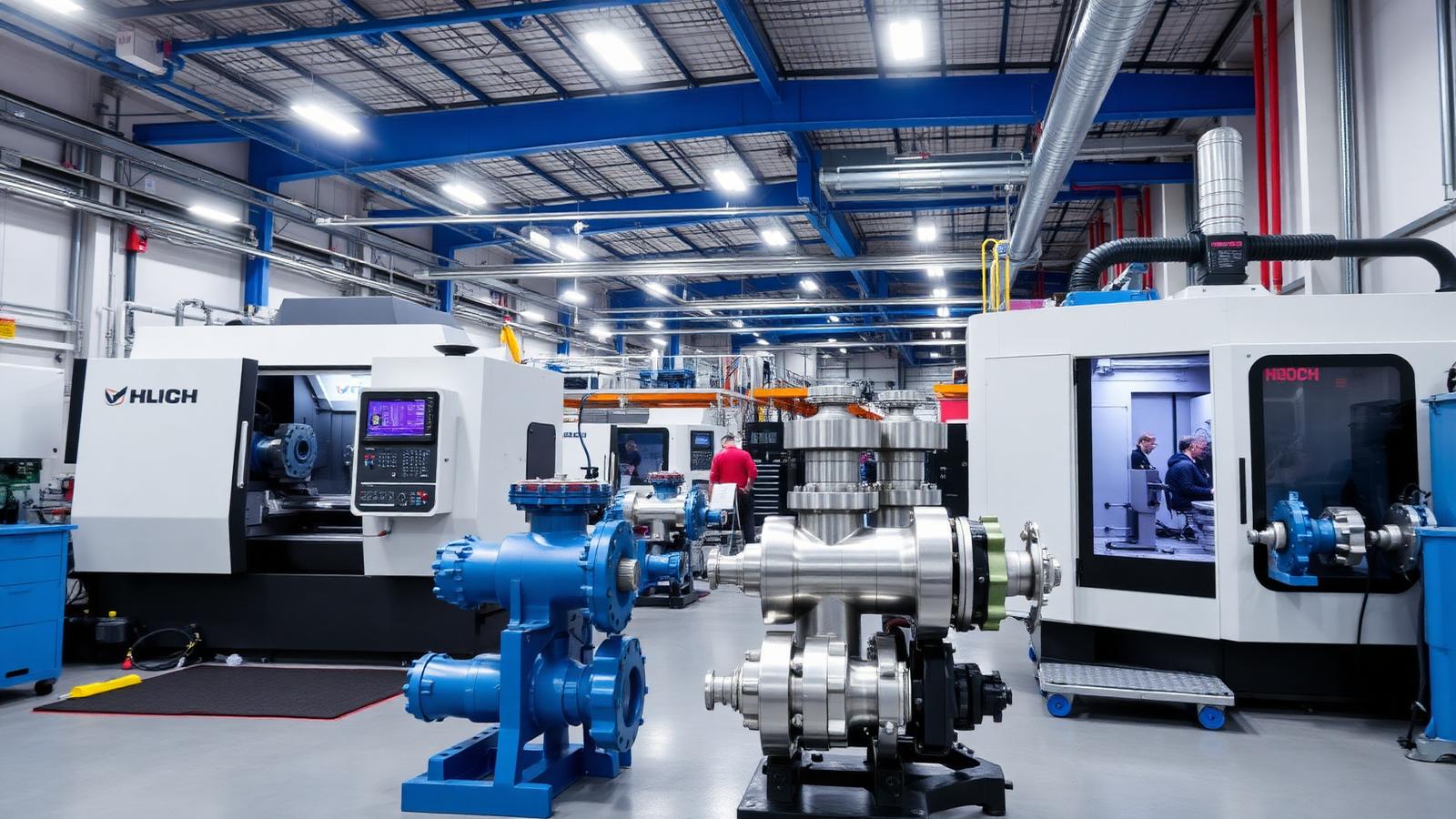 Smart actuated control valves on a process skid